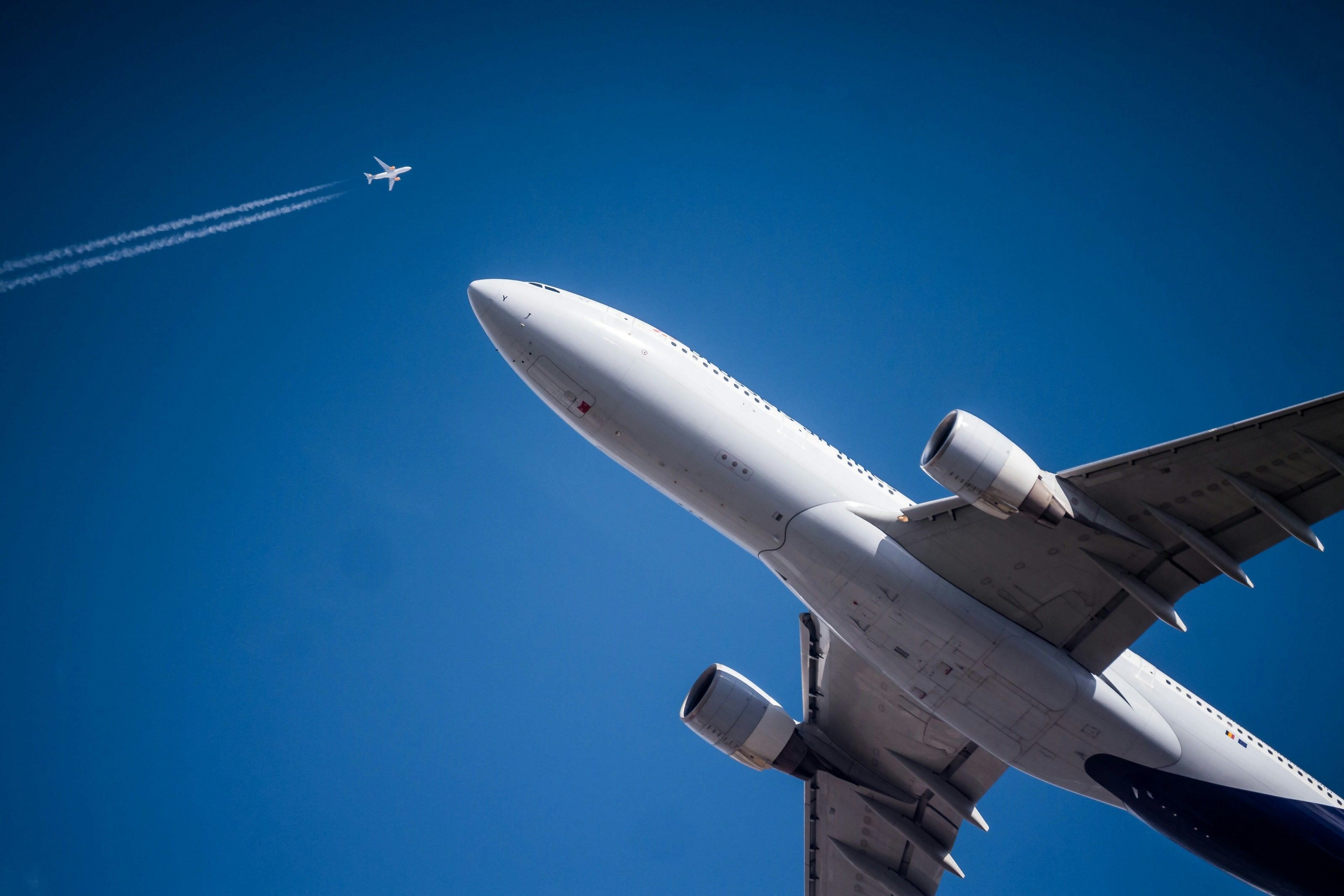 Aircraft in flight